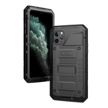 Load image into Gallery viewer, Dustproof Shockproof Waterproof Silicone + Metal Protective Case, For iPhone 11, For iPhone 11 Pro Max, For iPhone 11 Pro