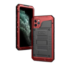 Load image into Gallery viewer, Dustproof Shockproof Waterproof Silicone + Metal Protective Case, For iPhone 11, For iPhone 11 Pro Max, For iPhone 11 Pro