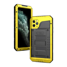 Load image into Gallery viewer, Dustproof Shockproof Waterproof Silicone + Metal Protective Case, For iPhone 11, For iPhone 11 Pro Max, For iPhone 11 Pro