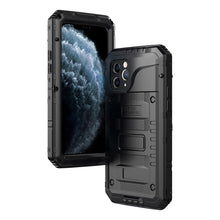 Load image into Gallery viewer, Dustproof Shockproof Waterproof Silicone + Metal Protective Case, For iPhone 11, For iPhone 11 Pro Max, For iPhone 11 Pro