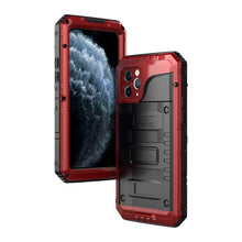 Load image into Gallery viewer, Dustproof Shockproof Waterproof Silicone + Metal Protective Case, For iPhone 11, For iPhone 11 Pro Max, For iPhone 11 Pro