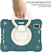 Load image into Gallery viewer, Silicone + PC Full Body Protection Tablet Case With Holder &amp; Strap, For iPad mini 2021, For iPad mini 4 2015/mini 2019, For Samsung Galaxy Tab A 8.0 2019