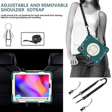 Load image into Gallery viewer, Silicone + PC Full Body Protection Tablet Case With Holder &amp; Strap, For iPad mini 2021, For iPad mini 4 2015/mini 2019, For Samsung Galaxy Tab A 8.0 2019