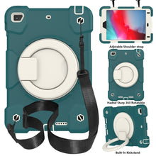 Load image into Gallery viewer, Silicone + PC Full Body Protection Tablet Case With Holder &amp; Strap, For iPad mini 2021, For iPad mini 4 2015/mini 2019, For Samsung Galaxy Tab A 8.0 2019