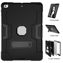 Load image into Gallery viewer, Silicone + PC Protective Case with Stand, For iPad 4 / 3 / 2, For iPad mini 3/2/1