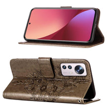 Load image into Gallery viewer, Embossed Butterfly Leather Phone Case, For Xiaomi 12 Lite, For Xiaomi Redmi Note 11T Pro, For Xiaomi Poco M4 5G