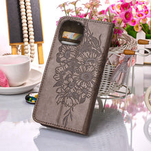 Load image into Gallery viewer, Embossed Butterfly Leather Phone Case, For iPhone 14, For iPhone 14 Plus, For iPhone 14 Pro, For iPhone 14 Pro Max