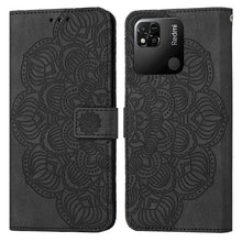 Load image into Gallery viewer, Mandala Embossed Flip Leather Phone Case, For Xiaomi Redmi Note 7 / Note 7 Pro, For Xiaomi Redmi 9, For Xiaomi Redmi 9A, For Xiaomi Redmi 9C / 10A, For Xiaomi Redmi 9T, For Xiaomi Redmi 10, For Xiaomi Redmi 10C, For Xiaomi Redmi Note 8                 ...