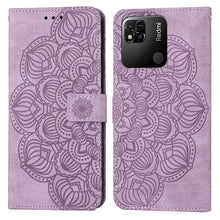 Load image into Gallery viewer, Mandala Embossed Flip Leather Phone Case, For Xiaomi Redmi Note 7 / Note 7 Pro, For Xiaomi Redmi 9, For Xiaomi Redmi 9A, For Xiaomi Redmi 9C / 10A, For Xiaomi Redmi 9T, For Xiaomi Redmi 10, For Xiaomi Redmi 10C, For Xiaomi Redmi Note 8                 ...