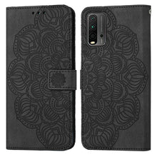 Load image into Gallery viewer, Mandala Embossed Flip Leather Phone Case, For Xiaomi Redmi Note 7 / Note 7 Pro, For Xiaomi Redmi 9, For Xiaomi Redmi 9A, For Xiaomi Redmi 9C / 10A, For Xiaomi Redmi 9T, For Xiaomi Redmi 10, For Xiaomi Redmi 10C, For Xiaomi Redmi Note 8                 ...