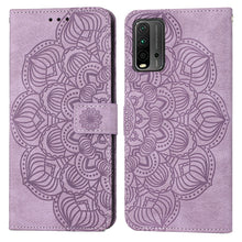 Load image into Gallery viewer, Mandala Embossed Flip Leather Phone Case, For Xiaomi Redmi Note 7 / Note 7 Pro, For Xiaomi Redmi 9, For Xiaomi Redmi 9A, For Xiaomi Redmi 9C / 10A, For Xiaomi Redmi 9T, For Xiaomi Redmi 10, For Xiaomi Redmi 10C, For Xiaomi Redmi Note 8                 ...