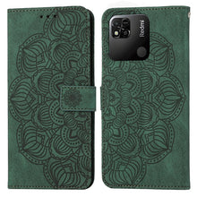 Load image into Gallery viewer, Mandala Embossed Flip Leather Phone Case, For Xiaomi Redmi Note 7 / Note 7 Pro, For Xiaomi Redmi 9, For Xiaomi Redmi 9A, For Xiaomi Redmi 9C / 10A, For Xiaomi Redmi 9T, For Xiaomi Redmi 10, For Xiaomi Redmi 10C, For Xiaomi Redmi Note 8                 ...
