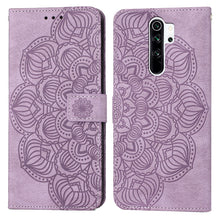 Load image into Gallery viewer, Mandala Embossed Flip Leather Phone Case, For Xiaomi Redmi Note 7 / Note 7 Pro, For Xiaomi Redmi 9, For Xiaomi Redmi 9A, For Xiaomi Redmi 9C / 10A, For Xiaomi Redmi 9T, For Xiaomi Redmi 10, For Xiaomi Redmi 10C, For Xiaomi Redmi Note 8                 ...