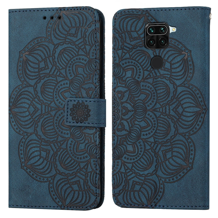 Mandala Embossed Flip Leather Phone Case, For Xiaomi Redmi Note 8T, For Xiaomi Redmi Note 9, For Xiaomi Redmi Note 9 Pro, For Xiaomi Redmi Note 9T, For Xiaomi Redmi Note 10, For Xiaomi Redmi Note 10 5G, For Xiaomi Redmi Note 10 Pro 4G                  ...