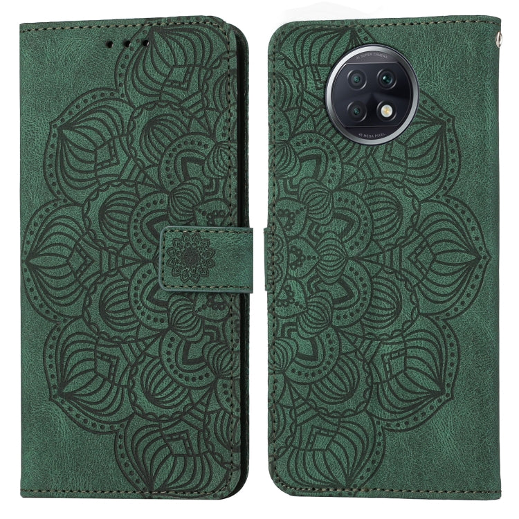 Mandala Embossed Flip Leather Phone Case, For Xiaomi Redmi Note 8T, For Xiaomi Redmi Note 9, For Xiaomi Redmi Note 9 Pro, For Xiaomi Redmi Note 9T, For Xiaomi Redmi Note 10, For Xiaomi Redmi Note 10 5G, For Xiaomi Redmi Note 10 Pro 4G                  ...