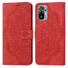 Load image into Gallery viewer, Mandala Embossed Flip Leather Phone Case, For Xiaomi Redmi Note 8T, For Xiaomi Redmi Note 9, For Xiaomi Redmi Note 9 Pro, For Xiaomi Redmi Note 9T, For Xiaomi Redmi Note 10, For Xiaomi Redmi Note 10 5G, For Xiaomi Redmi Note 10 Pro 4G                  ...