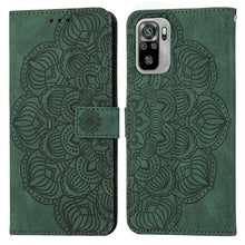Load image into Gallery viewer, Mandala Embossed Flip Leather Phone Case, For Xiaomi Redmi Note 8T, For Xiaomi Redmi Note 9, For Xiaomi Redmi Note 9 Pro, For Xiaomi Redmi Note 9T, For Xiaomi Redmi Note 10, For Xiaomi Redmi Note 10 5G, For Xiaomi Redmi Note 10 Pro 4G                  ...