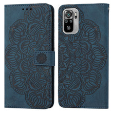 Load image into Gallery viewer, Mandala Embossed Flip Leather Phone Case, For Xiaomi Redmi Note 8T, For Xiaomi Redmi Note 9, For Xiaomi Redmi Note 9 Pro, For Xiaomi Redmi Note 9T, For Xiaomi Redmi Note 10, For Xiaomi Redmi Note 10 5G, For Xiaomi Redmi Note 10 Pro 4G                  ...