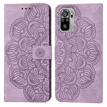 Load image into Gallery viewer, Mandala Embossed Flip Leather Phone Case, For Xiaomi Redmi Note 8T, For Xiaomi Redmi Note 9, For Xiaomi Redmi Note 9 Pro, For Xiaomi Redmi Note 9T, For Xiaomi Redmi Note 10, For Xiaomi Redmi Note 10 5G, For Xiaomi Redmi Note 10 Pro 4G                  ...