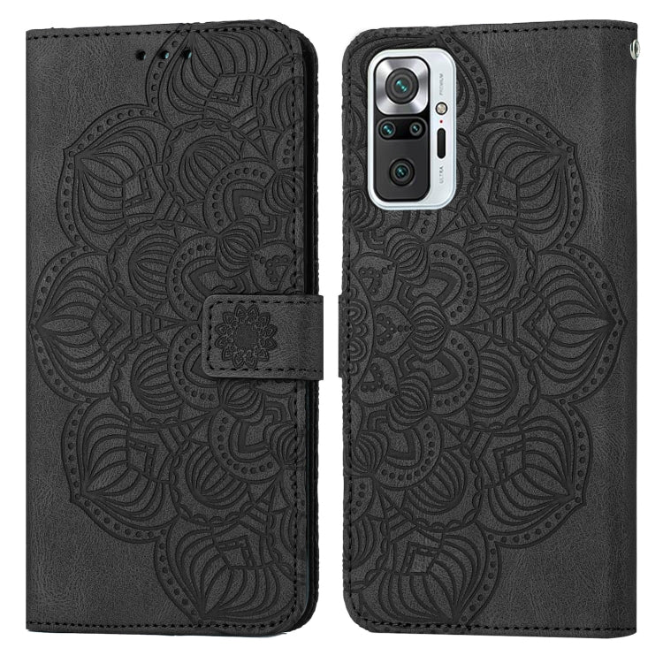 Mandala Embossed Flip Leather Phone Case, For Xiaomi Redmi Note 8T, For Xiaomi Redmi Note 9, For Xiaomi Redmi Note 9 Pro, For Xiaomi Redmi Note 9T, For Xiaomi Redmi Note 10, For Xiaomi Redmi Note 10 5G, For Xiaomi Redmi Note 10 Pro 4G                  ...