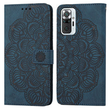 Load image into Gallery viewer, Mandala Embossed Flip Leather Phone Case, For Xiaomi Redmi Note 8T, For Xiaomi Redmi Note 9, For Xiaomi Redmi Note 9 Pro, For Xiaomi Redmi Note 9T, For Xiaomi Redmi Note 10, For Xiaomi Redmi Note 10 5G, For Xiaomi Redmi Note 10 Pro 4G                  ...