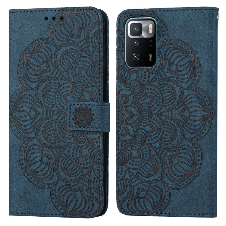 Mandala Embossed Flip Leather Phone Case, For Xiaomi Redmi Note 8T, For Xiaomi Redmi Note 9, For Xiaomi Redmi Note 9 Pro, For Xiaomi Redmi Note 9T, For Xiaomi Redmi Note 10, For Xiaomi Redmi Note 10 5G, For Xiaomi Redmi Note 10 Pro 4G                  ...