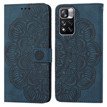 Load image into Gallery viewer, Mandala Embossed Flip Leather Phone Case, For Xiaomi Redmi Note 8T, For Xiaomi Redmi Note 9, For Xiaomi Redmi Note 9 Pro, For Xiaomi Redmi Note 9T, For Xiaomi Redmi Note 10, For Xiaomi Redmi Note 10 5G, For Xiaomi Redmi Note 10 Pro 4G                  ...