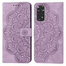 Load image into Gallery viewer, Mandala Embossed Flip Leather Phone Case, For Xiaomi Redmi Note 8T, For Xiaomi Redmi Note 9, For Xiaomi Redmi Note 9 Pro, For Xiaomi Redmi Note 9T, For Xiaomi Redmi Note 10, For Xiaomi Redmi Note 10 5G, For Xiaomi Redmi Note 10 Pro 4G                  ...