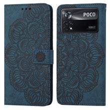 Load image into Gallery viewer, Mandala Embossed Flip Leather Phone Case, For Xiaomi Poco M4 Pro 5G, For Xiaomi Poco X3 NFC, For Xiaomi Poco X4 Pro 5G