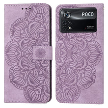 Load image into Gallery viewer, Mandala Embossed Flip Leather Phone Case, For Xiaomi Poco M4 Pro 5G, For Xiaomi Poco X3 NFC, For Xiaomi Poco X4 Pro 5G