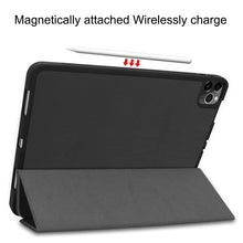 Load image into Gallery viewer, Custer Pattern TPU Smart Tablet Holster with Sleep Function &amp; Tri-Fold Bracket &amp; Pen Slot, For iPad Pro 11 inch 2020