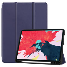 Load image into Gallery viewer, Custer Pattern TPU Smart Tablet Holster with Sleep Function &amp; Tri-Fold Bracket &amp; Pen Slot, For iPad Pro 11 inch 2020
