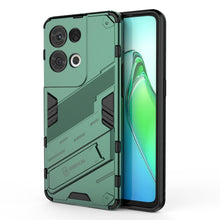 Load image into Gallery viewer, Punk Armor 2 in 1 PC + TPU Shockproof Phone Case with Invisible Holder, For OPPO Reno8, For OPPO Reno8 Pro, For OPPO Reno8 Pro+, For Xiaomi Poco M4 5G