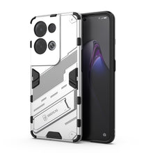 Load image into Gallery viewer, Punk Armor 2 in 1 PC + TPU Shockproof Phone Case with Invisible Holder, For OPPO Reno8, For OPPO Reno8 Pro, For OPPO Reno8 Pro+, For Xiaomi Poco M4 5G