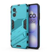 Load image into Gallery viewer, Punk Armor 2 in 1 PC + TPU Shockproof Phone Case with Invisible Holder, For OPPO Reno8, For OPPO Reno8 Pro, For OPPO Reno8 Pro+, For Xiaomi Poco M4 5G