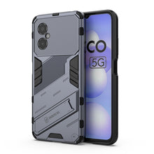 Load image into Gallery viewer, Punk Armor 2 in 1 PC + TPU Shockproof Phone Case with Invisible Holder, For OPPO Reno8, For OPPO Reno8 Pro, For OPPO Reno8 Pro+, For Xiaomi Poco M4 5G