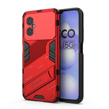 Load image into Gallery viewer, Punk Armor 2 in 1 PC + TPU Shockproof Phone Case with Invisible Holder, For OPPO Reno8, For OPPO Reno8 Pro, For OPPO Reno8 Pro+, For Xiaomi Poco M4 5G