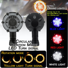 Load image into Gallery viewer, PE-ZSD-174 Motorcycle Flashing Rotation Mode LED Two-color Modified Round Turn Signal Light