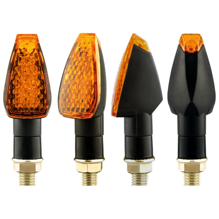 2 PCS KC025 Motorcycle 14LED Turn Signal Light, KC025(Black Shell + Yellow Lens), KC025(Black Shell + Smoked Black Lenses), KC025(Black Shell + Transparent Black Lenses), KC025(Lattice Shell + Smoked Black Lenses)                                       ...