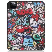 Load image into Gallery viewer, Painted TPU Smart Tablet Holster With Sleep Function &amp; Tri-Fold Bracket &amp; Pen Slot, For iPad Pro 11 inch 2020