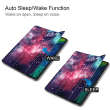 Load image into Gallery viewer, Custer Painted TPU Smart Tablet Leather Case with Sleep Function &amp; Tri-Fold Bracket &amp; Pen Slot, For iPad Pro 11 inch 2020