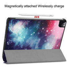 Load image into Gallery viewer, Custer Painted TPU Smart Tablet Leather Case with Sleep Function &amp; Tri-Fold Bracket &amp; Pen Slot, For iPad Pro 11 inch 2020