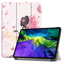Load image into Gallery viewer, Custer Painted TPU Smart Tablet Leather Case with Sleep Function &amp; Tri-Fold Bracket &amp; Pen Slot, For iPad Pro 11 inch 2020