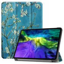 Load image into Gallery viewer, Custer Painted TPU Smart Tablet Leather Case with Sleep Function &amp; Tri-Fold Bracket &amp; Pen Slot, For iPad Pro 11 inch 2020