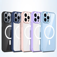 Load image into Gallery viewer, Soft Shield MagSafe Magnetic Acrylic Transparent PC Phone Case, For iPhone 13 Pro Max, For iPhone 13 Pro, For iPhone 13, For iPhone 12 Pro Max, For iPhone 12 Pro, For iPhone 12