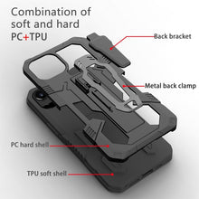 Load image into Gallery viewer, Machine Armor Warrior PC + TPU Phone Case, For iPhone 14 Plus, For iPhone 14, For iPhone 14 Pro, For iPhone 14 Pro Max