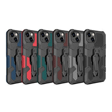 Load image into Gallery viewer, Machine Armor Warrior PC + TPU Phone Case, For iPhone 14 Plus, For iPhone 14, For iPhone 14 Pro, For iPhone 14 Pro Max
