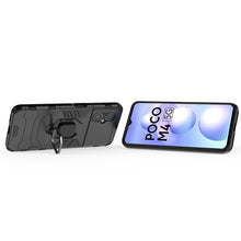 Load image into Gallery viewer, Shockproof PC + TPU Phone Case with Magnetic Ring Holder, For Xiaomi Poco M4 5G / Poco M5 5G / 4G
