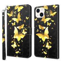 Load image into Gallery viewer, 3D Painting Pattern Flip Leather Phone Case, For iPhone 14, For iPhone 14 Plus, For iPhone 14 Pro, For iPhone 14 Pro Max