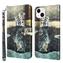 Load image into Gallery viewer, 3D Painting Pattern Flip Leather Phone Case, For iPhone 14, For iPhone 14 Plus, For iPhone 14 Pro, For iPhone 14 Pro Max